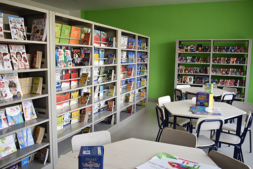library  in pacific world school